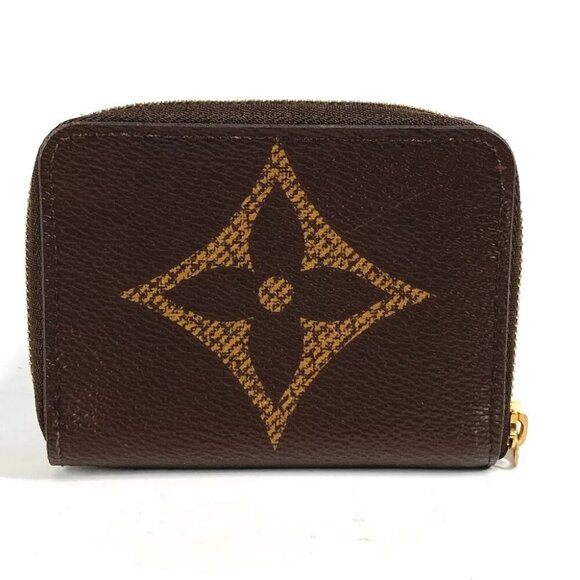 LOUIS VUITTON Monogram Giant zip-around coin purse Wallet - Picture 16 of 16